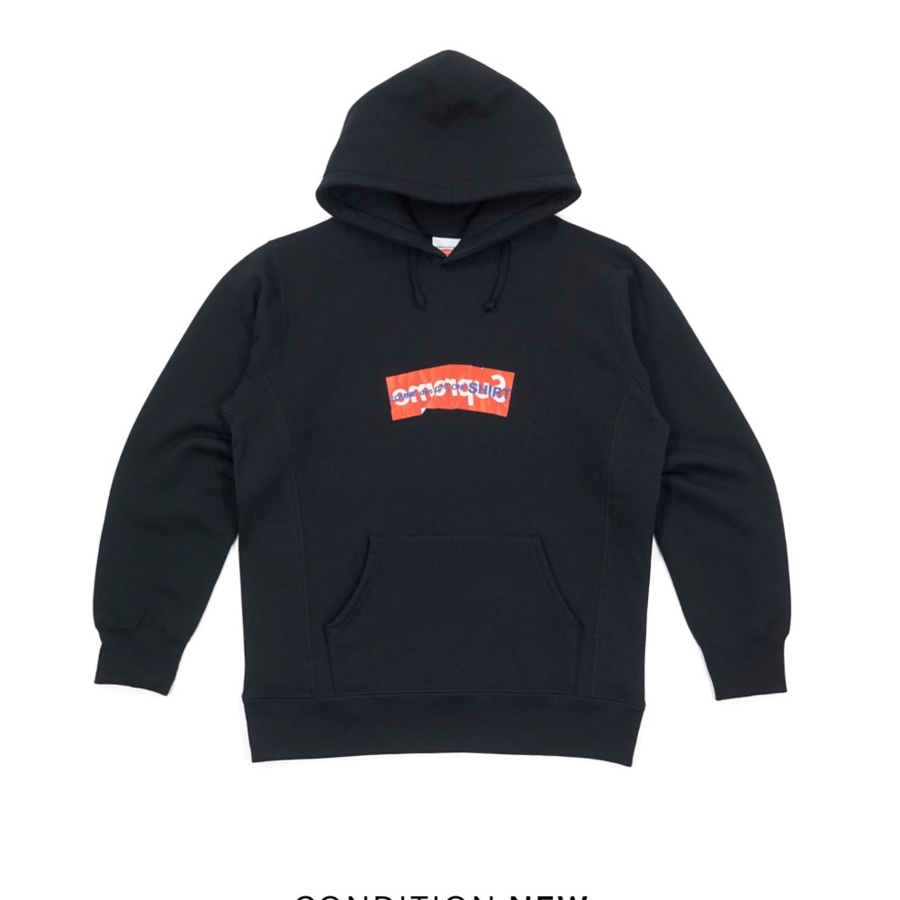 supreme comme des garcons hoodie